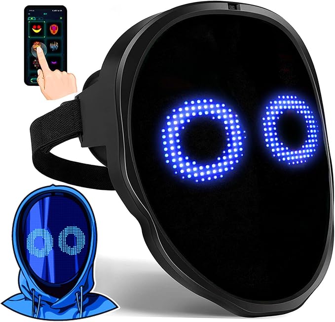 Face Transforming LED Mask with App Controlled